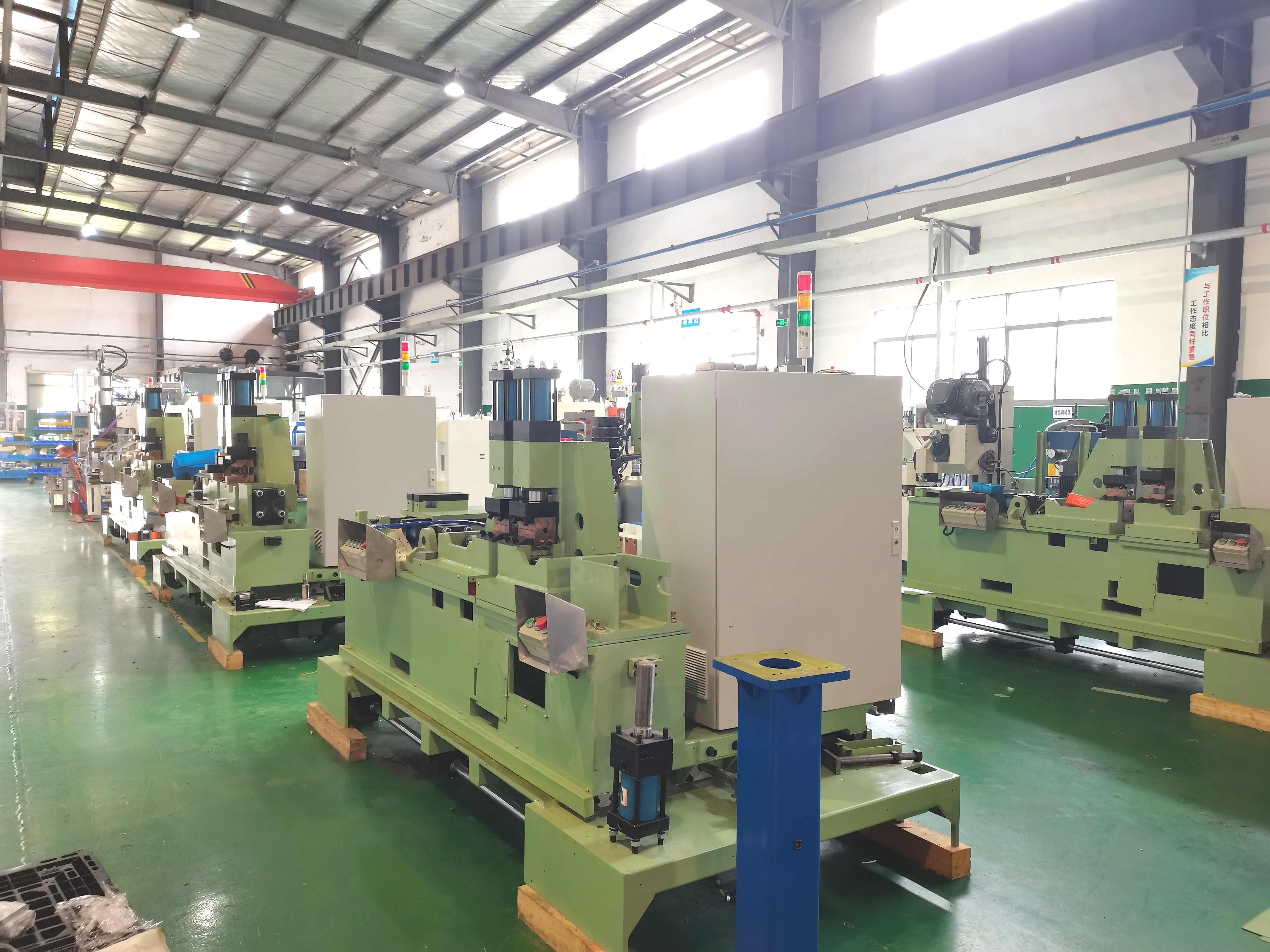 安嘉對焊機車間一角