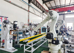 空調外殼全自動螺母凸焊工作站項目介紹