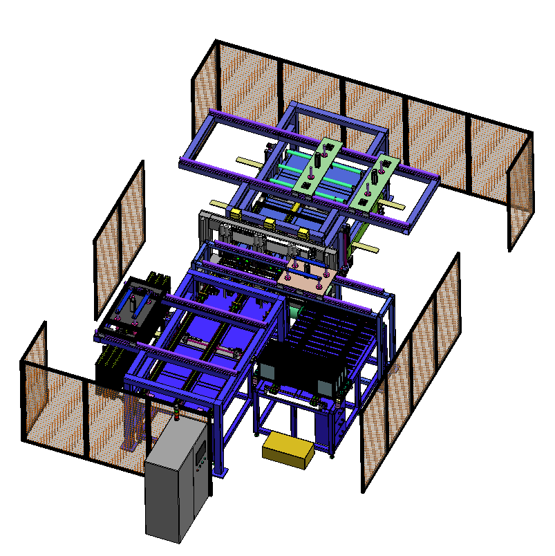 鍍鋅托盤自動焊接生產線