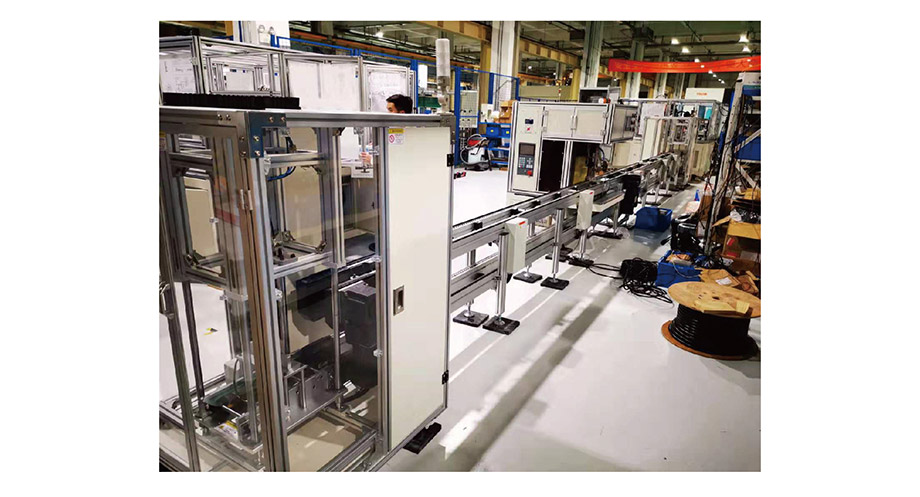 汽車馬達換向器自動焊接生產線