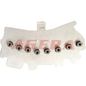 鍍鋅板M8圓螺母環凸焊樣品