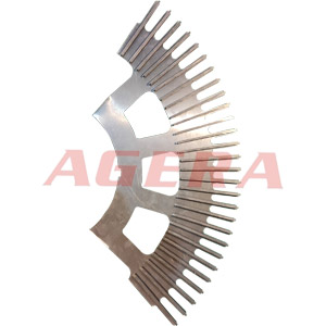 風電電機槽片凸點焊樣品