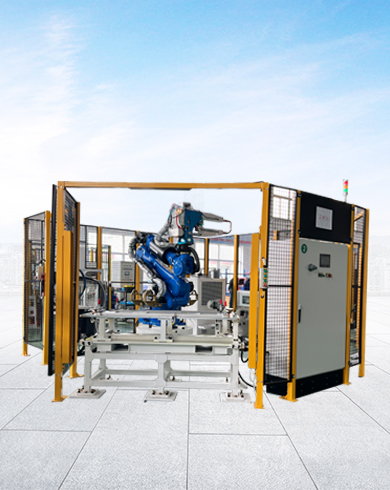 機器人伺服焊鉗點焊站